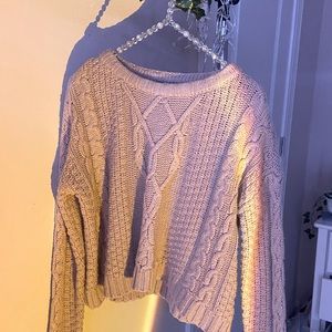 Rose gold sweater
